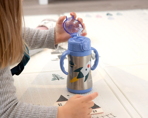 Botella termo cohete