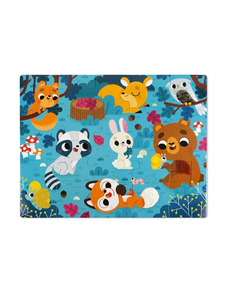 Ukipen-puzzlea Basoko Animaliak 20 pieza