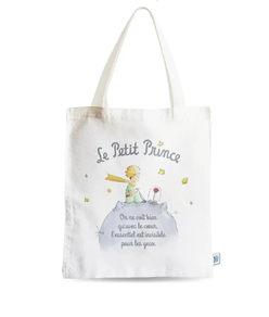 Bolsa de tela El principito blanca, Enesco