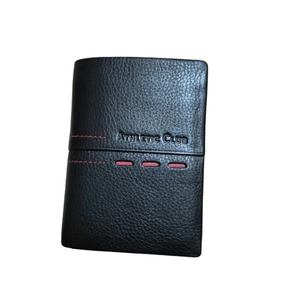 Billetera con Monedero Negra Vertical Ojales 41716 Athletic Club