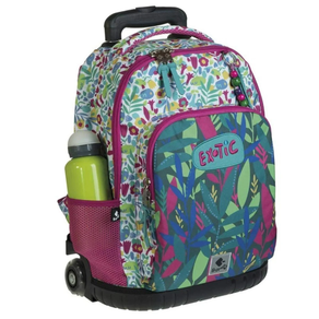 Mochila escolar con ruedas EXOTIC