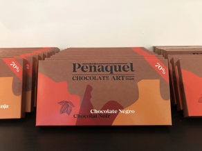 Chocolate negro artesano 70% cacao. Peñaquel