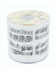 Regalo música: Papel Higiénico Partituras