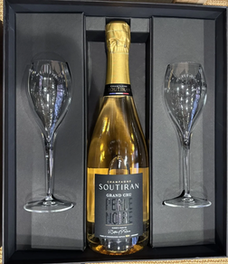 Estuche Champagne Soutiran Perle Noir Grand Cru  Mas dos Copas