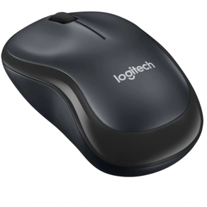 Haririk gabeko sagua Logitech silent M220 gris marengo
