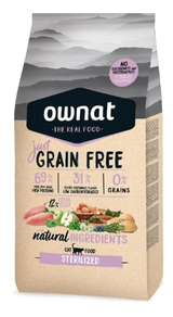 OWNAT CAT JUST GF ESTERILIZADO CHICKEN POLLO 1KG