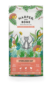 HARPER & BONE esterilizado gato pato,pollo,pavo 2kg