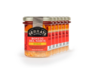 Conserva de Bonito del Norte en salsa (6 frascos) - SERRATS