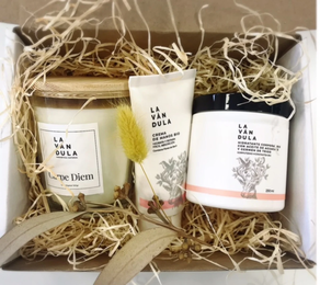 Caja regalo cremas + vela