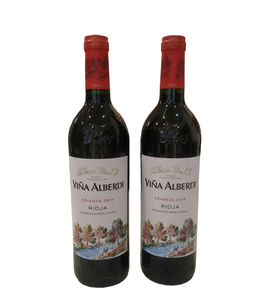 Estuche 2 botellas Regalo /Viña Alberdi Crianza 2019
