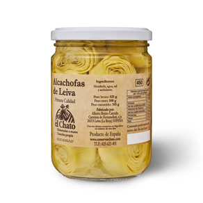 Alcachofas al Natural 660gr. EL CHATO 