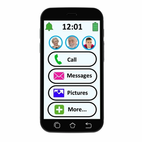 Smartphone de fácil uso con whatsapp