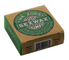 Parafina Sexwax Quick Humps verde 14-23 ºC