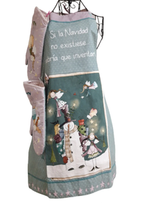 DELANTAL NAVIDAD + GUANTES HORNO