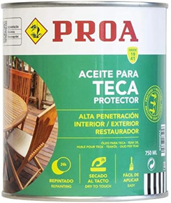 Tekarako olioa. BRANKA. Zuraren babesa eta nutrizioa. Berritu lorategiko altzariak. Teka. 750 ML.