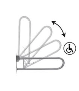 Asa seguridad abatible con porrtarollos