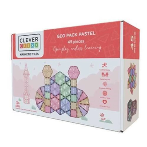 PACK GEO PASTEL 45 piezas - CLever CLixx