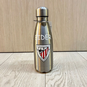 Botella Plateada Athletic Personalizada