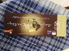 TURRÓN CON MANDARINA Y YUZU 