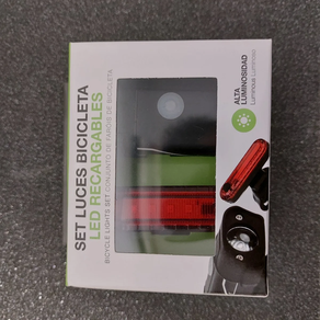 Set luces bicicleta Led recargable