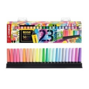 Pack de escritorio 23 Marcadores Stabilo 