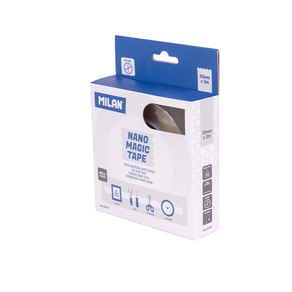 Cinta gel adhesiva doble cara 30 mm x 3 m x 2 mm/Gel itsasgarri bikoitzeko zinta 30 mm x 3 m x 2 mm