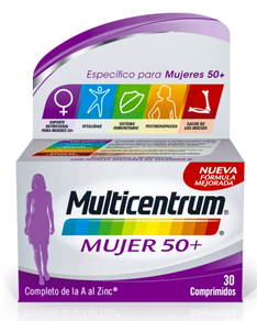Multicentrum Mujer 50+ 30 Comprimidos