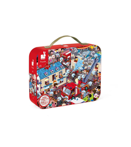 Puzzle de observación Bomberos 208 Piezas