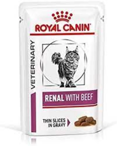 ROYAL CANIN GATO SOBRE DIETA RENAL BUEY 85GR