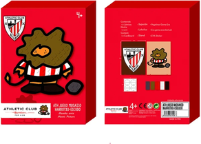 Mosaico de Harrotxu y escudo del Athletic de Bilbao