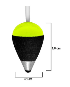 Flotador pera lastrado LUMINISCENTE (LOPI-3) ARTESANALES - (Pack de 2 Unidades) 