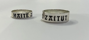 Zilarrezko eraztuna MAITE ZAITUT