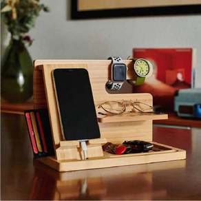 Organizador sobremesa de bambú