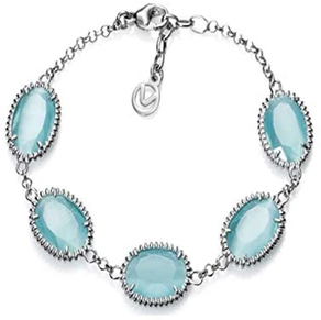 Eskumuturrekoa Viceroy Jewels harri urdinak