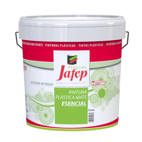 Jafep 750ML-ren funtsezko plastikozko pintura zuri matea