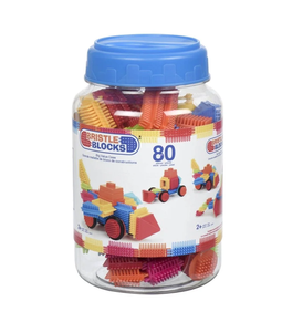 BOTE DE 80 PZAS BRISTLE BLOCKS