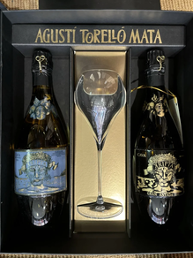 Estuche 1 Botella de Kripta 2016 + 1 botella de Kripta 2013 +1 Copa