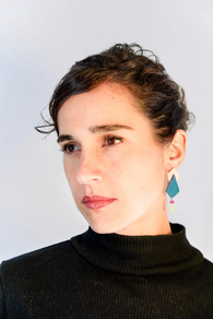 Pendientes de Cuero Turquesas S3