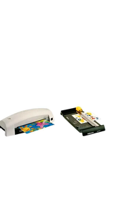 Pack plastificadora Lunar A4 + cizalla Neutrino Fellowes