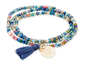 Pulsera ZEN AZUL MULTIZAFIRO GRACIAS PROFE