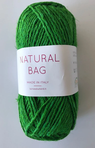 LANA NATURAL BAG VERDE