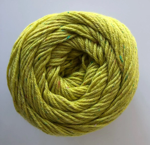 LANA COTTON SILK TWEED VERDE CLARO