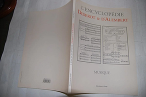 DIDEROT ET D´ALEMBERT MUSIQUE