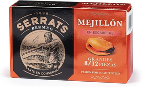 Mejillones Serrats 8/12 piezas