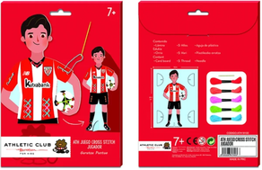 Juego Punto de cruz - Cross Stitch con Jugador Athletic Club de Bilbao