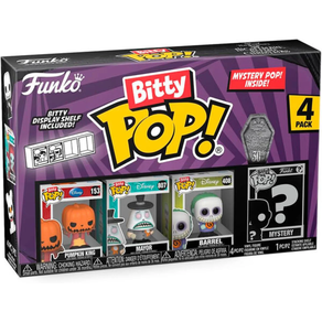 Blister 4 figuras Bitty POP Pesadilla Antes de Navidad Pumpkin King