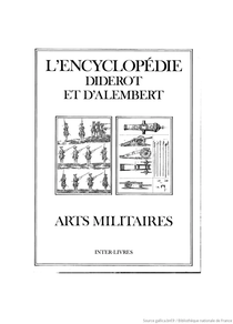 DIDEROT ET D´ALEMBERT ARTS MILITAIRES