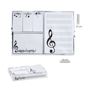 Regalo música: Caja Post-It Música