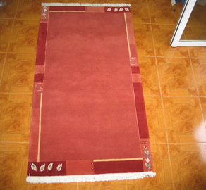 Alfombra Nepal roja 120 x 180