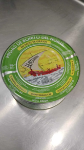 Iparraldeko hegaluze apurrak 1150 gr ekilore-oliotan, La Pescadora (Serrats) markakoak 1000Gr